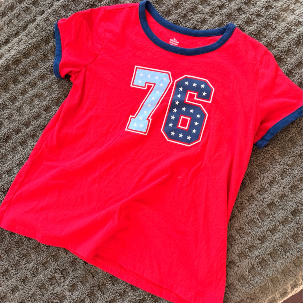 Carter's Red and Blue Graphic Tee